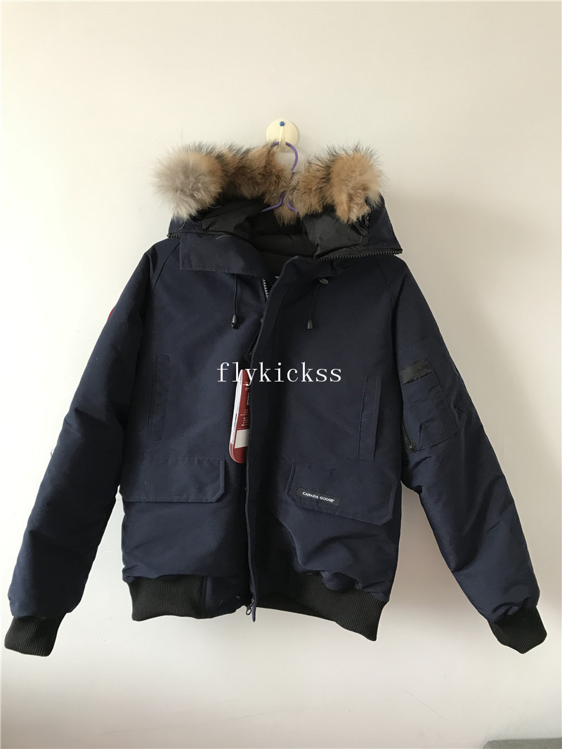 Winter Canada Goose Coat Navy Blue